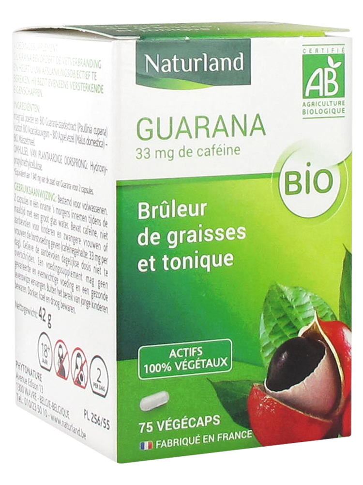 Why consumers choose "Organic Guarana Capsules" over Naturland Guarana Bio 75 Végécaps